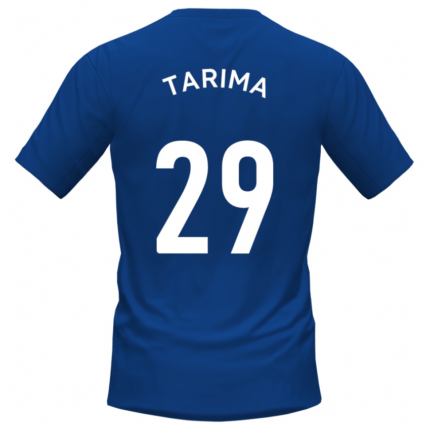 גברים שון טארימה #29 כחול לבן ג'רזי ביתית 2025/26 חולצה קצרה
