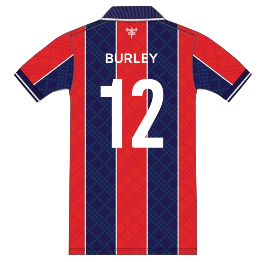 גברים אנדרה ברלי #12 אדום נייבי ג'רזי ביתית 2025/26 חולצה קצרה