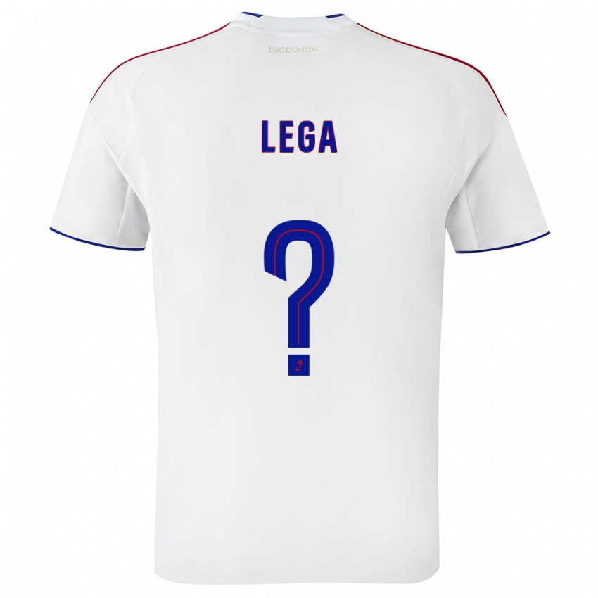 גברים Sekou Lega #0 לבן אדום ג'רזי ביתית 2025/26 חולצה קצרה