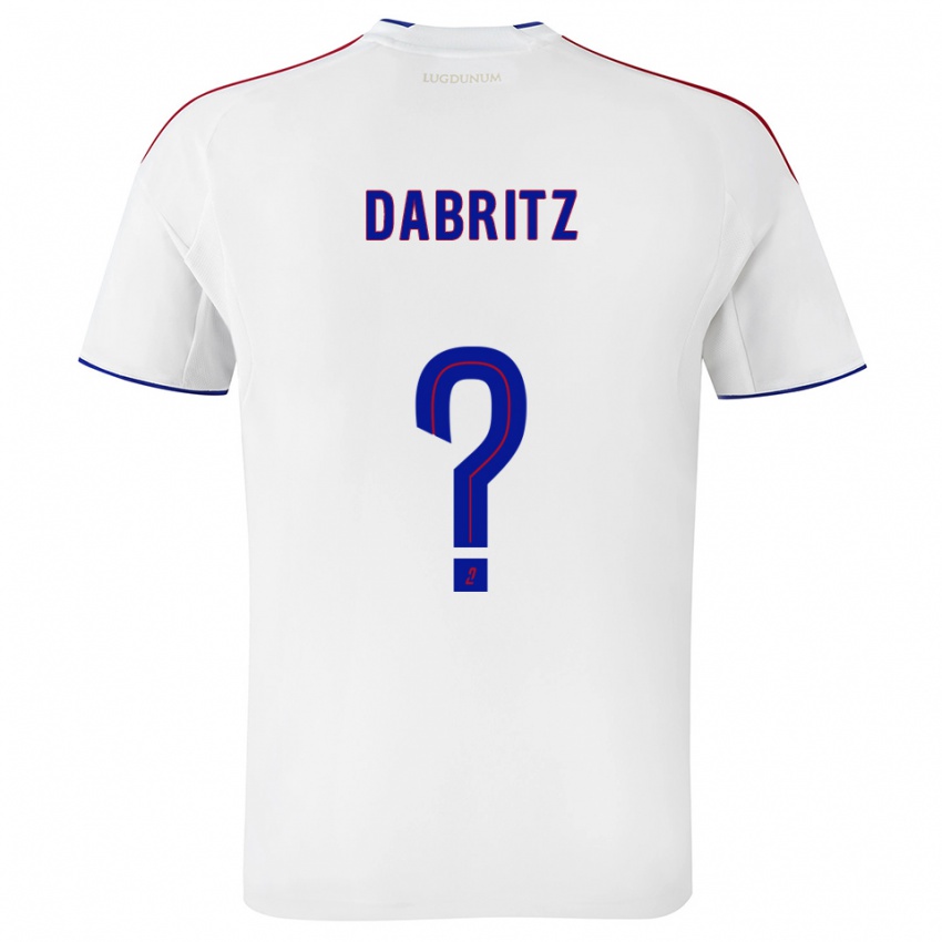 גברים שרה דבריץ #0 לבן אדום ג'רזי ביתית 2025/26 חולצה קצרה