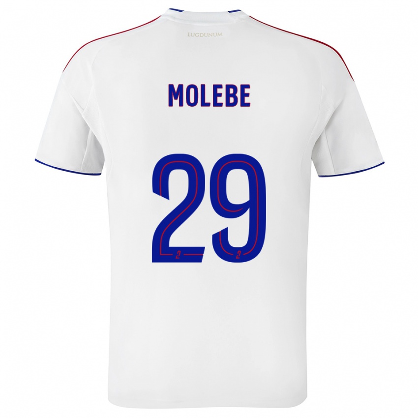 גברים אנצו מולבה #29 לבן אדום ג'רזי ביתית 2025/26 חולצה קצרה