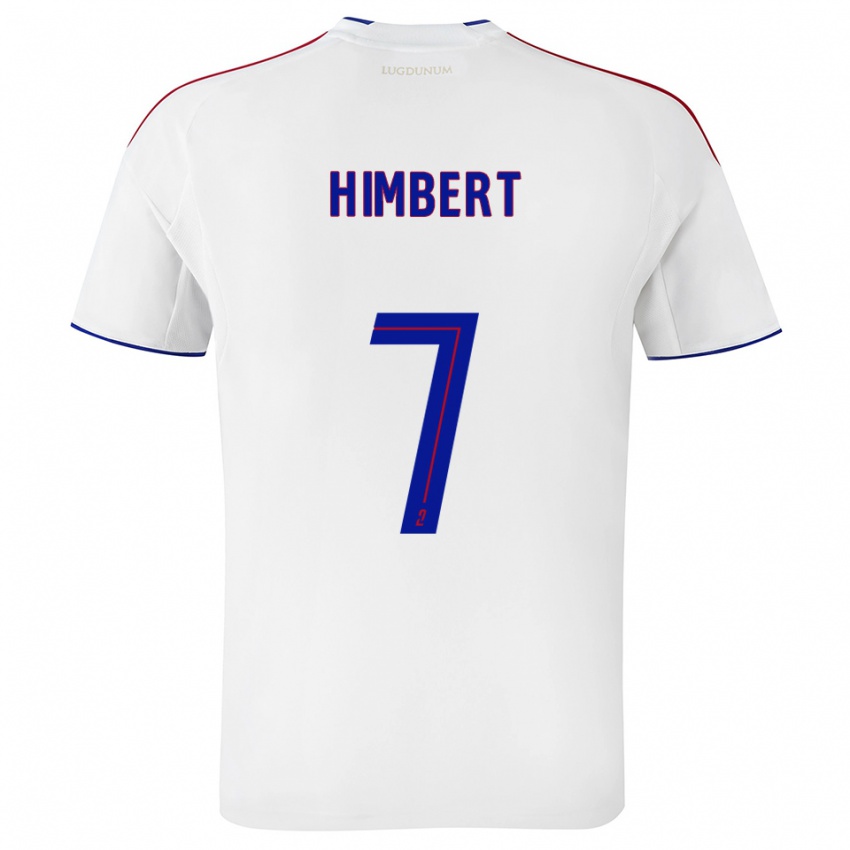 גברים רמי סטפן הימבר #7 לבן אדום ג'רזי ביתית 2025/26 חולצה קצרה