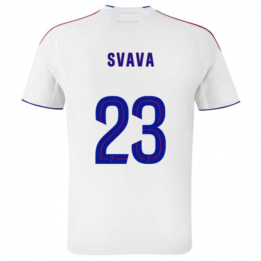 גברים סופי סוואווה #23 לבן אדום ג'רזי ביתית 2025/26 חולצה קצרה