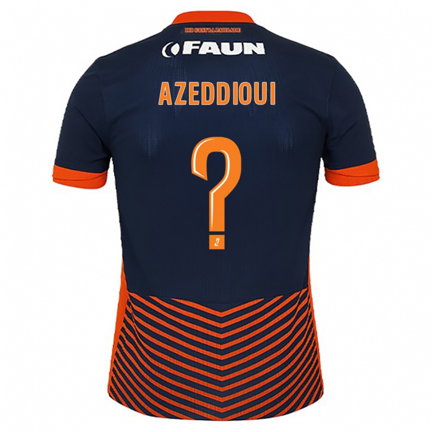 גברים Haytam Azeddioui #0 כחול חצות כתום ג'רזי ביתית 2025/26 חולצה קצרה