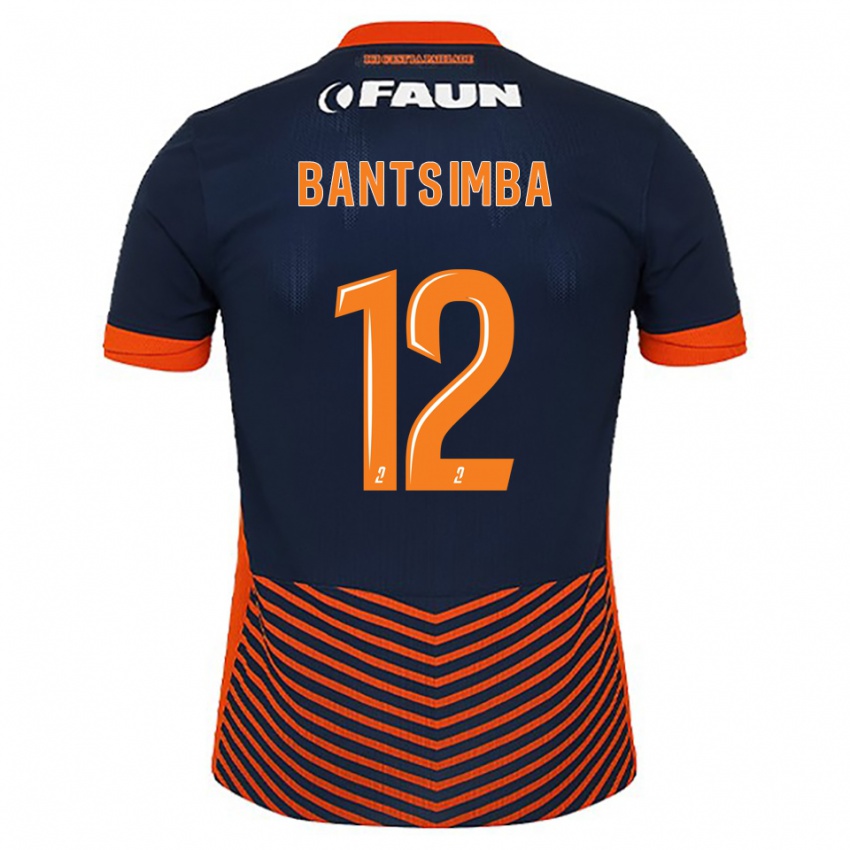 גברים Kéziah Bantsimba #12 כחול חצות כתום ג'רזי ביתית 2025/26 חולצה קצרה