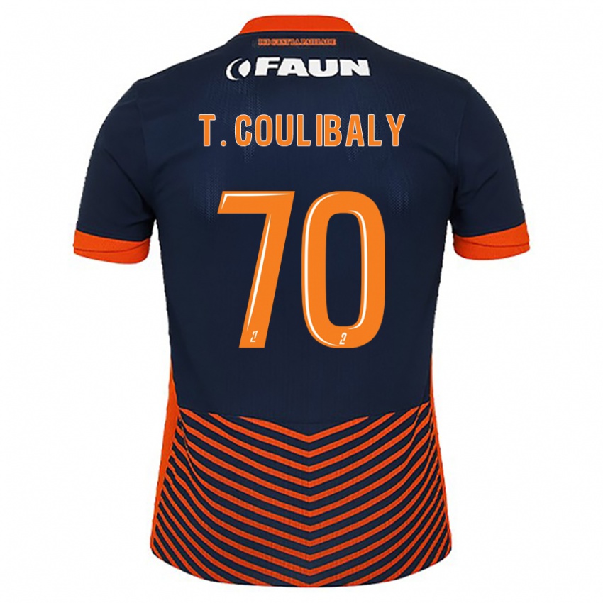 גברים טאנגי קוליבאלי #70 כחול חצות כתום ג'רזי ביתית 2025/26 חולצה קצרה