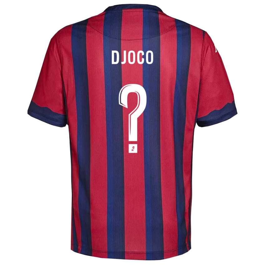 גברים אופארין דז'וקו #0 בורדו כחול נייבי ג'רזי ביתית 2025/26 חולצה קצרה