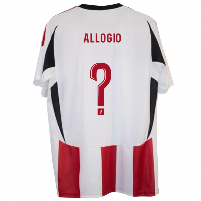 גברים Aaron Allogio #0 אדום כחול ג'רזי ביתית 2025/26 חולצה קצרה