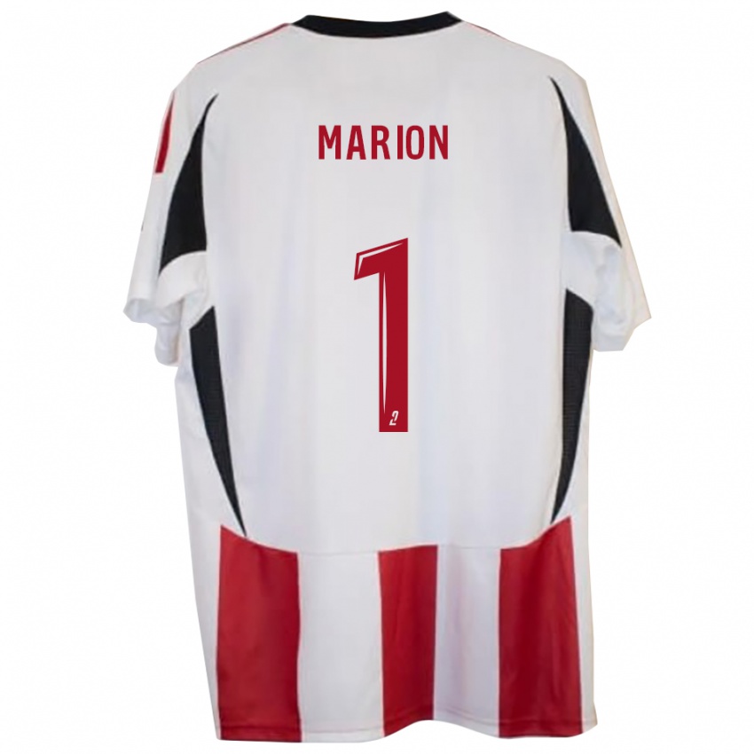 גברים Elyot Marion #1 אדום כחול ג'רזי ביתית 2025/26 חולצה קצרה