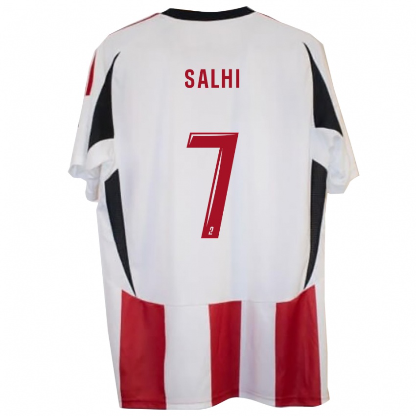 גברים קאיס סאלחי #7 אדום כחול ג'רזי ביתית 2025/26 חולצה קצרה