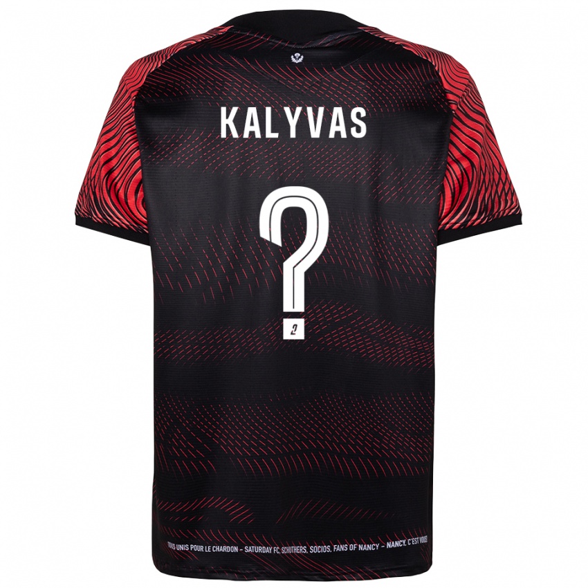 גברים Alexandre Kalyvas #0 לבן אדום ג'רזי ביתית 2025/26 חולצה קצרה