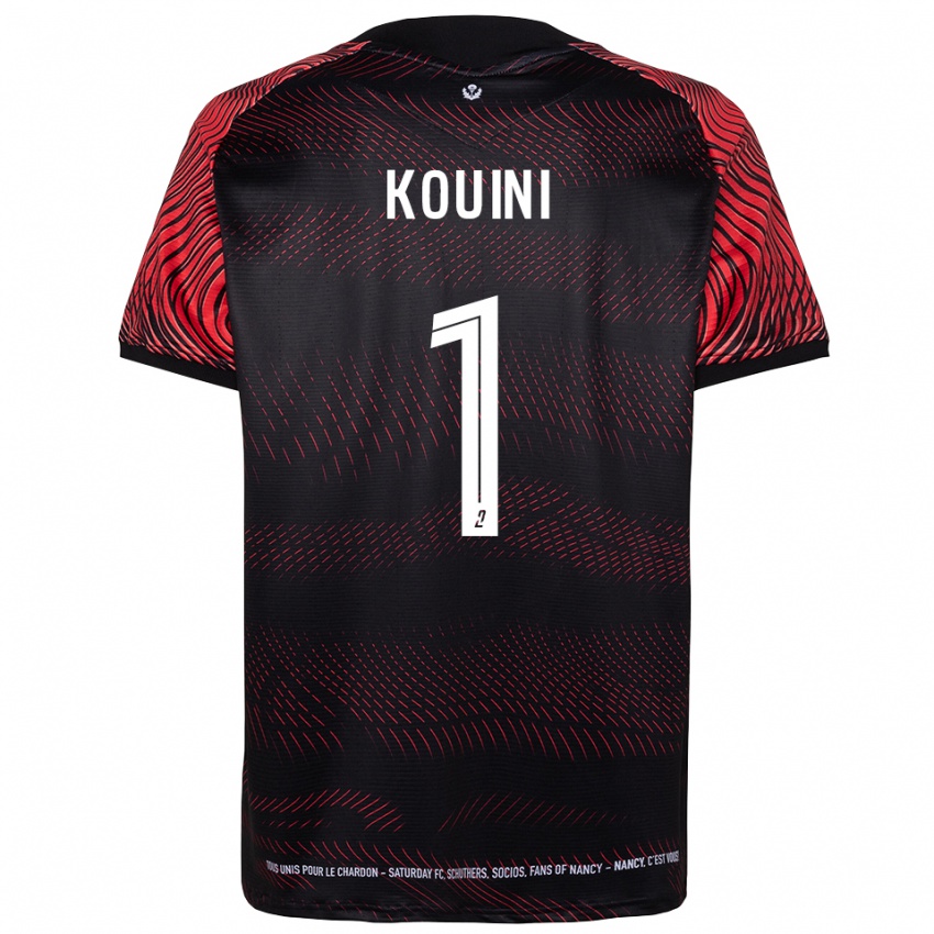 גברים Yanis Kouini #1 לבן אדום ג'רזי ביתית 2025/26 חולצה קצרה