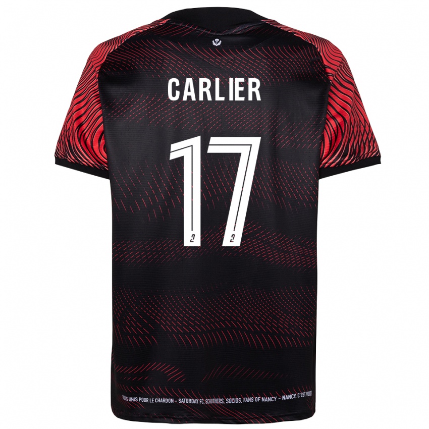 גברים מקסין קרלייה #17 לבן אדום ג'רזי ביתית 2025/26 חולצה קצרה