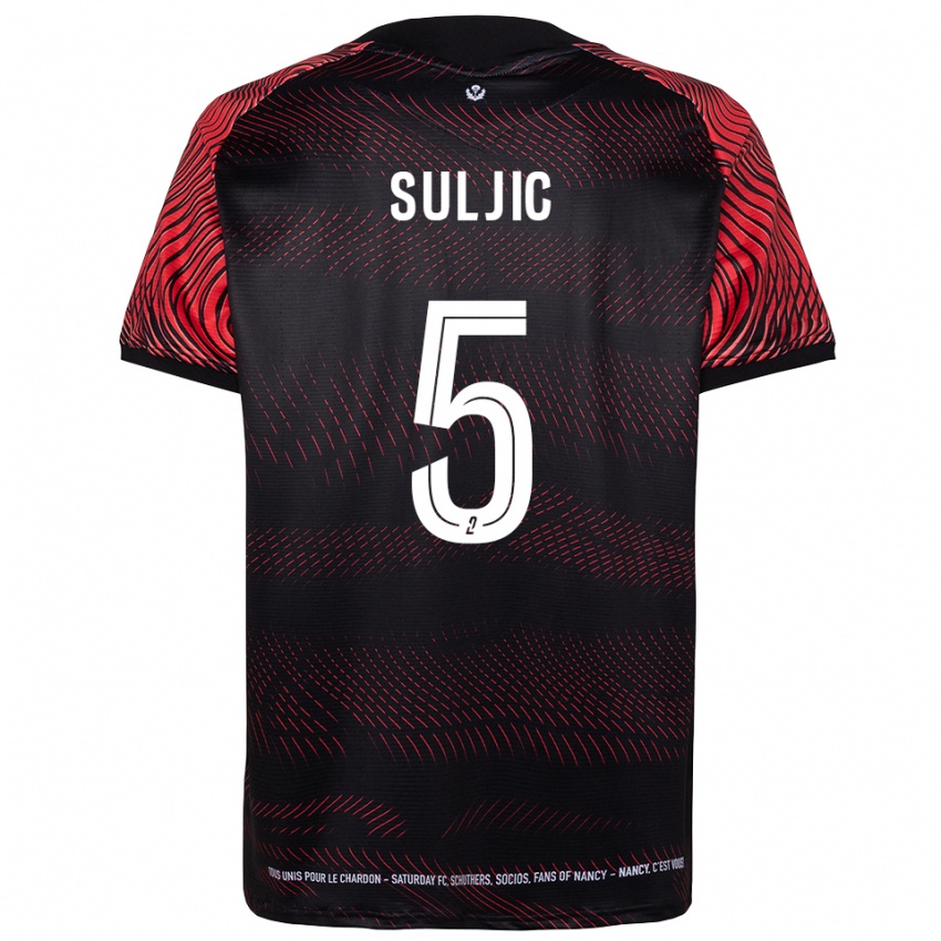 גברים כייזם סולייק #5 לבן אדום ג'רזי ביתית 2025/26 חולצה קצרה