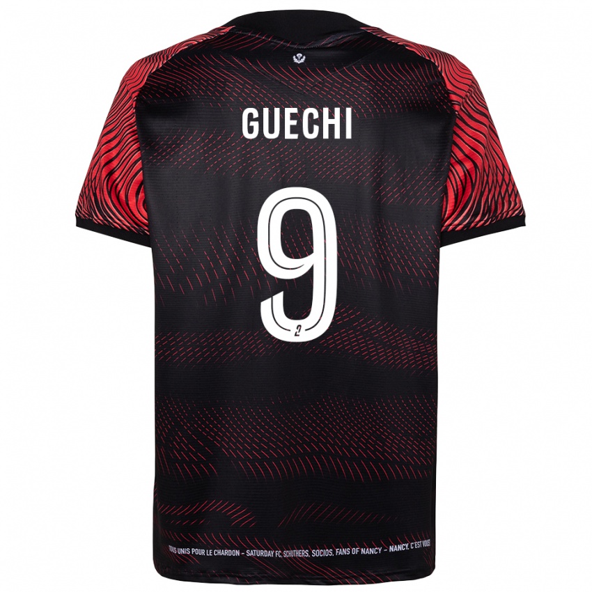 גברים עבדראוף גואצ׳י #9 לבן אדום ג'רזי ביתית 2025/26 חולצה קצרה