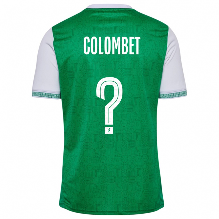 גברים Alexis Colombet #0 ירוק לבן ג'רזי ביתית 2025/26 חולצה קצרה