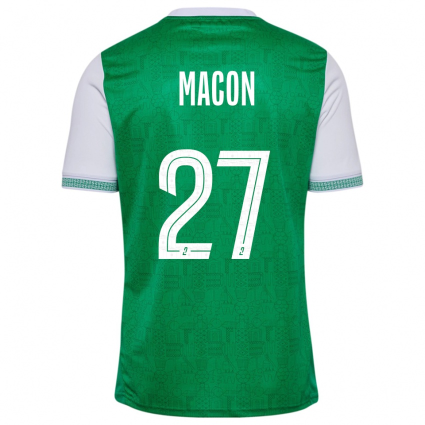 גברים איוואן מאסון #27 ירוק לבן ג'רזי ביתית 2025/26 חולצה קצרה