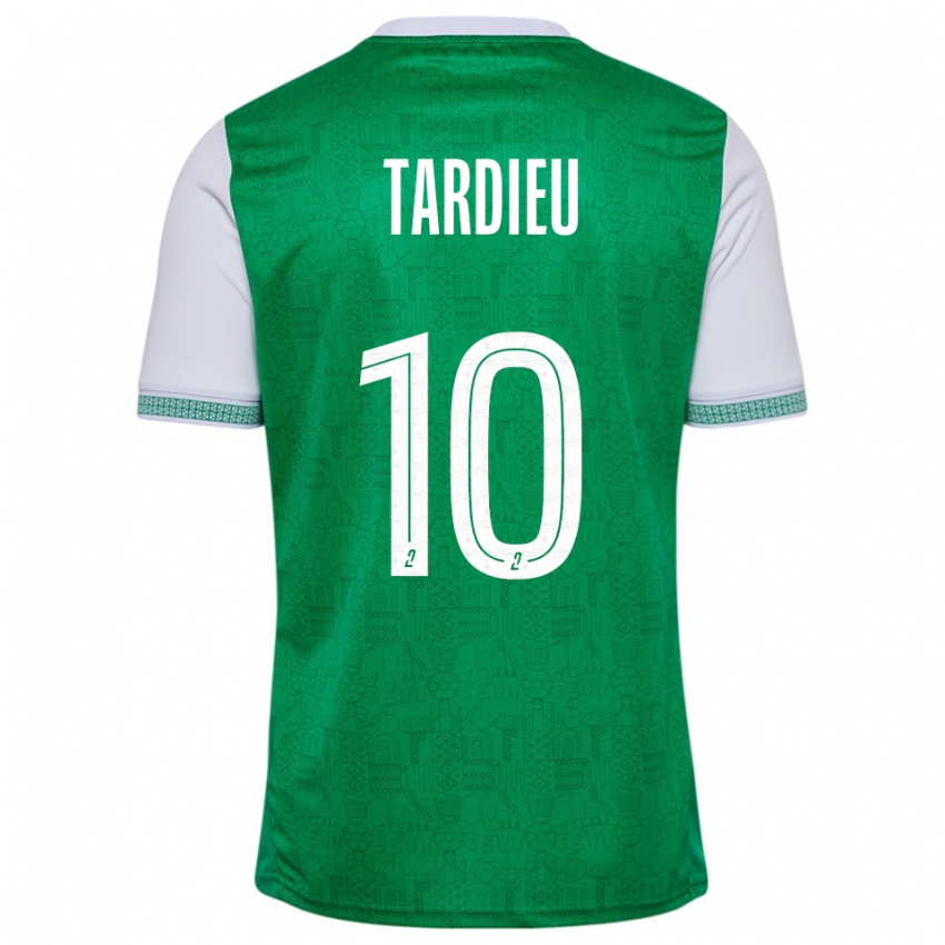 גברים פלוריאן טארדיו #10 ירוק לבן ג'רזי ביתית 2025/26 חולצה קצרה