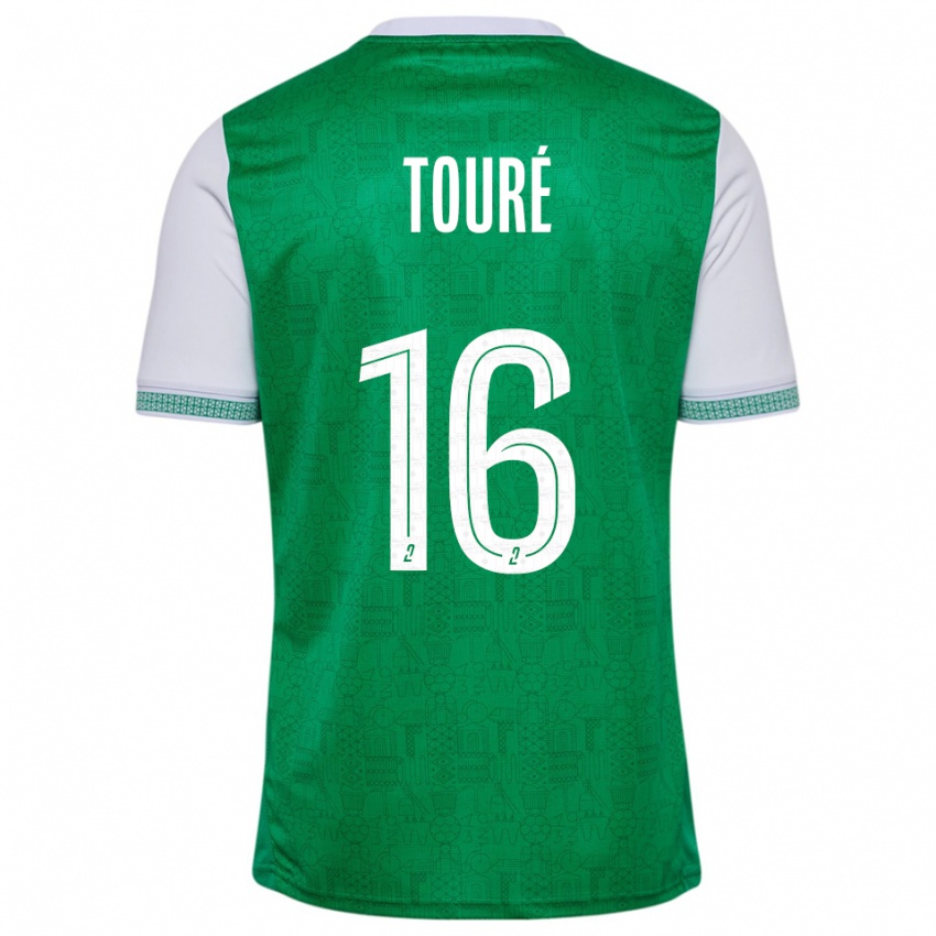 גברים איסיאקה טורה #16 ירוק לבן ג'רזי ביתית 2025/26 חולצה קצרה