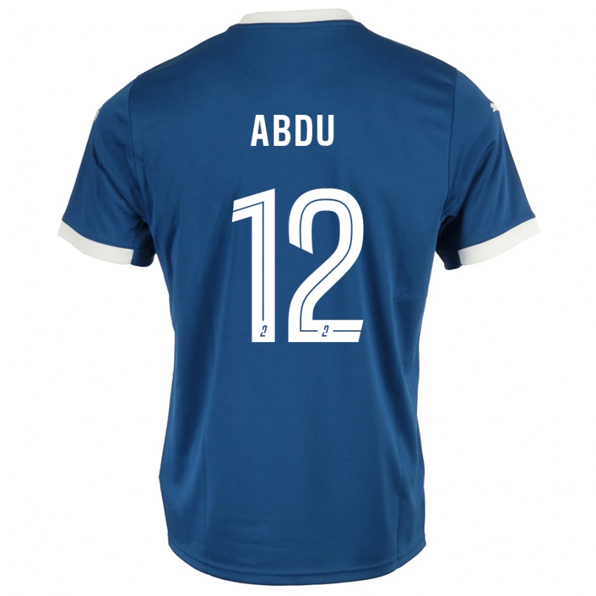 גברים אבדו קונטה #12 כחול לבן ג'רזי ביתית 2025/26 חולצה קצרה