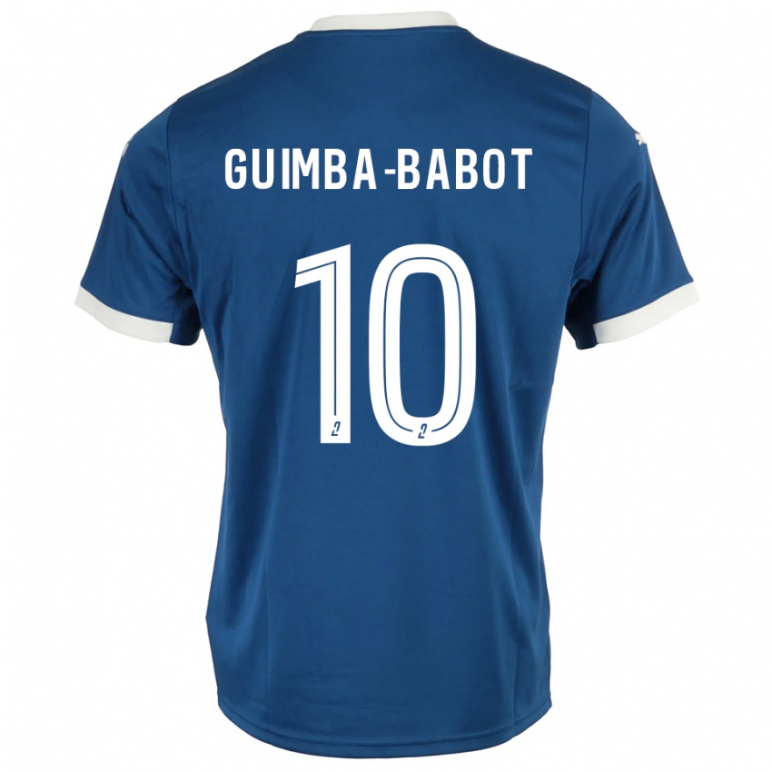 גברים Khays Guimba-Babot #10 כחול לבן ג'רזי ביתית 2025/26 חולצה קצרה