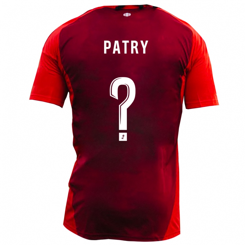 גברים Jules Patry #0 אדום בורגונדי ג'רזי ביתית 2025/26 חולצה קצרה