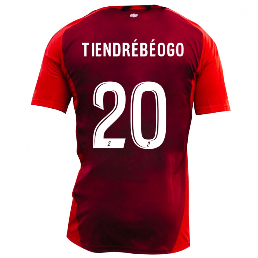 גברים חוסואה טיאנדרבוגו #20 אדום בורגונדי ג'רזי ביתית 2025/26 חולצה קצרה