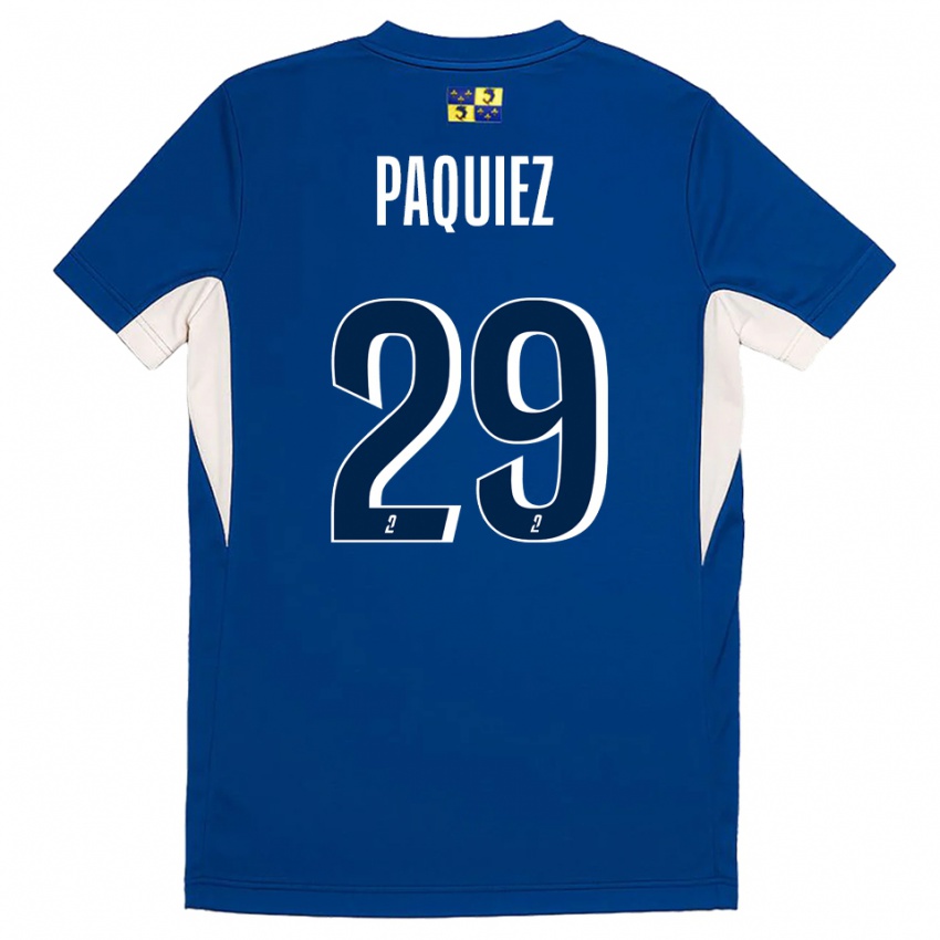 גברים Gaëtan Paquiez #29 כחול נייבי כחול ג'רזי ביתית 2025/26 חולצה קצרה