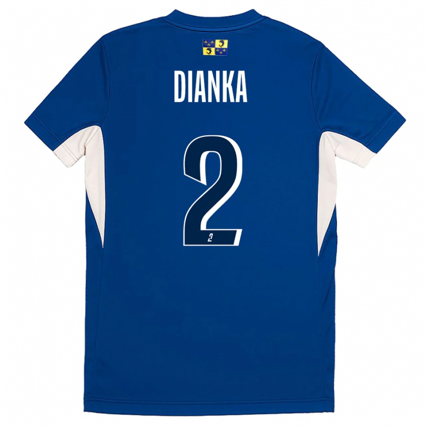 גברים Djibril Dianka #2 כחול נייבי כחול ג'רזי ביתית 2025/26 חולצה קצרה