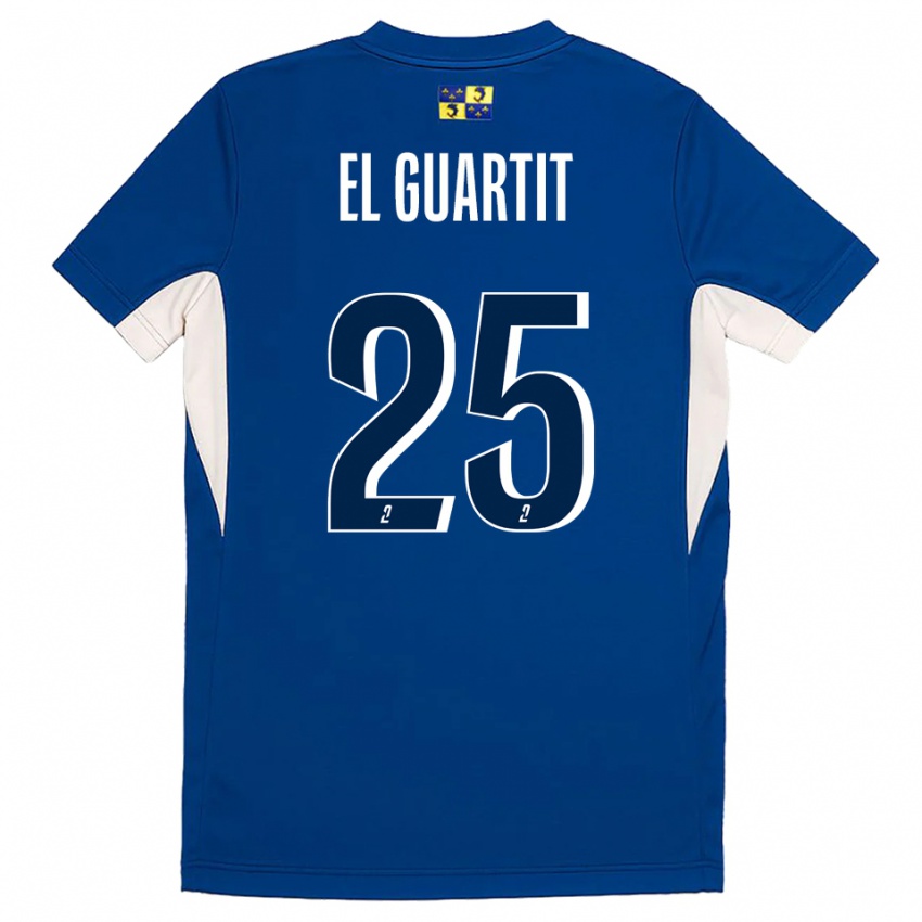 גברים Yassine El Guartit #25 כחול נייבי כחול ג'רזי ביתית 2025/26 חולצה קצרה
