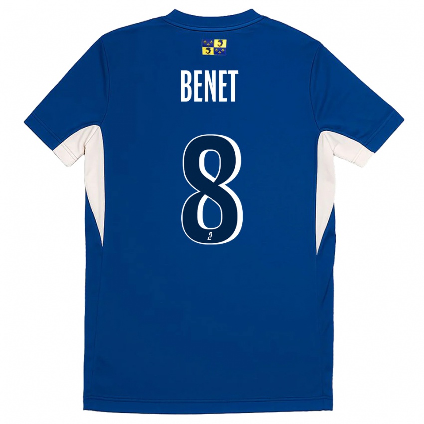 גברים ג׳סי בנט #8 כחול נייבי כחול ג'רזי ביתית 2025/26 חולצה קצרה