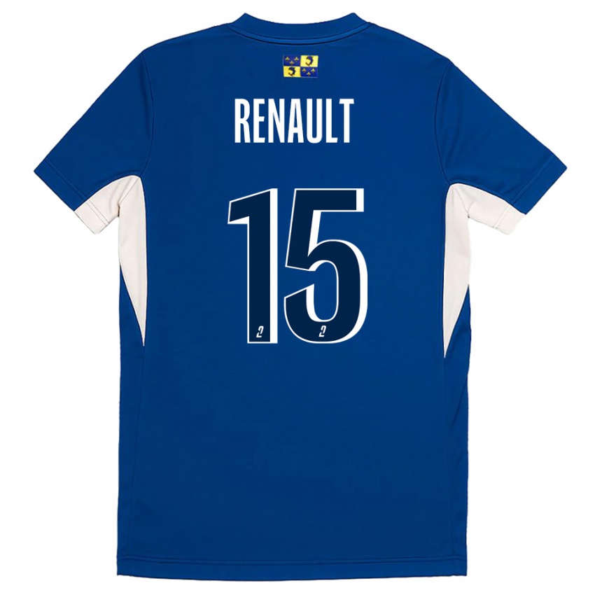 גברים Sylvie Renault #15 כחול נייבי כחול ג'רזי ביתית 2025/26 חולצה קצרה