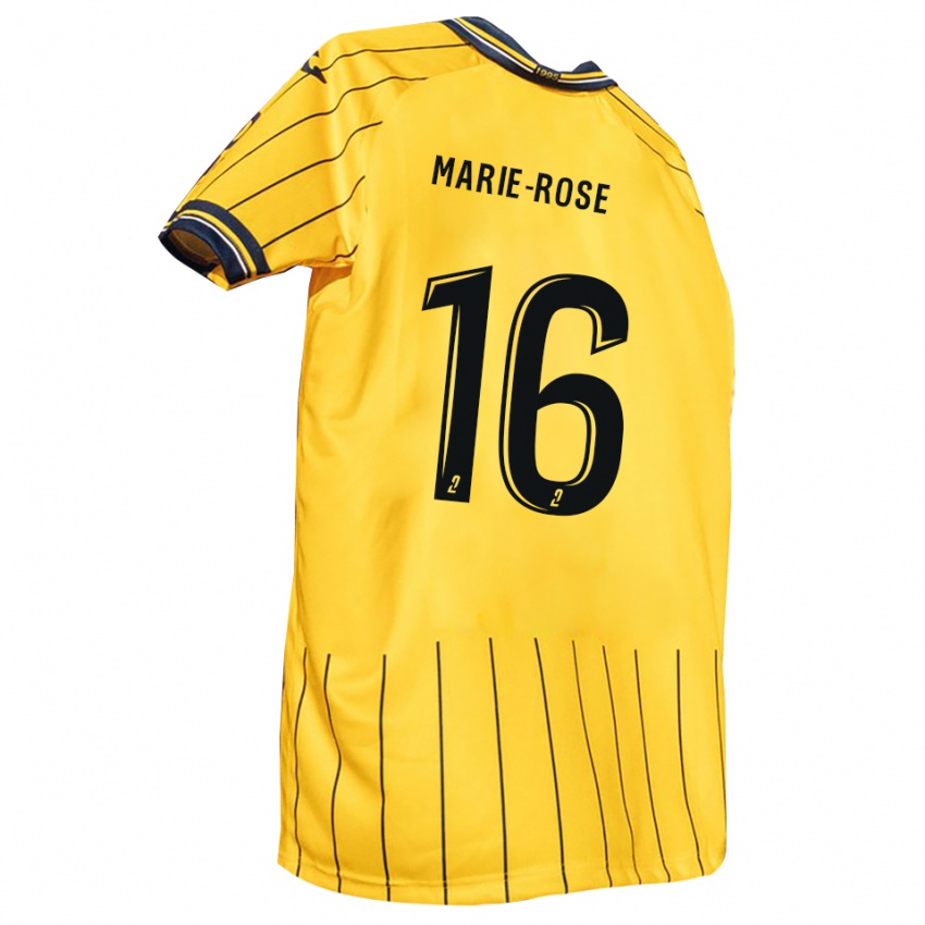 גברים אילן מארי-רוז #16 צהוב כחול נייבי ג'רזי ביתית 2025/26 חולצה קצרה