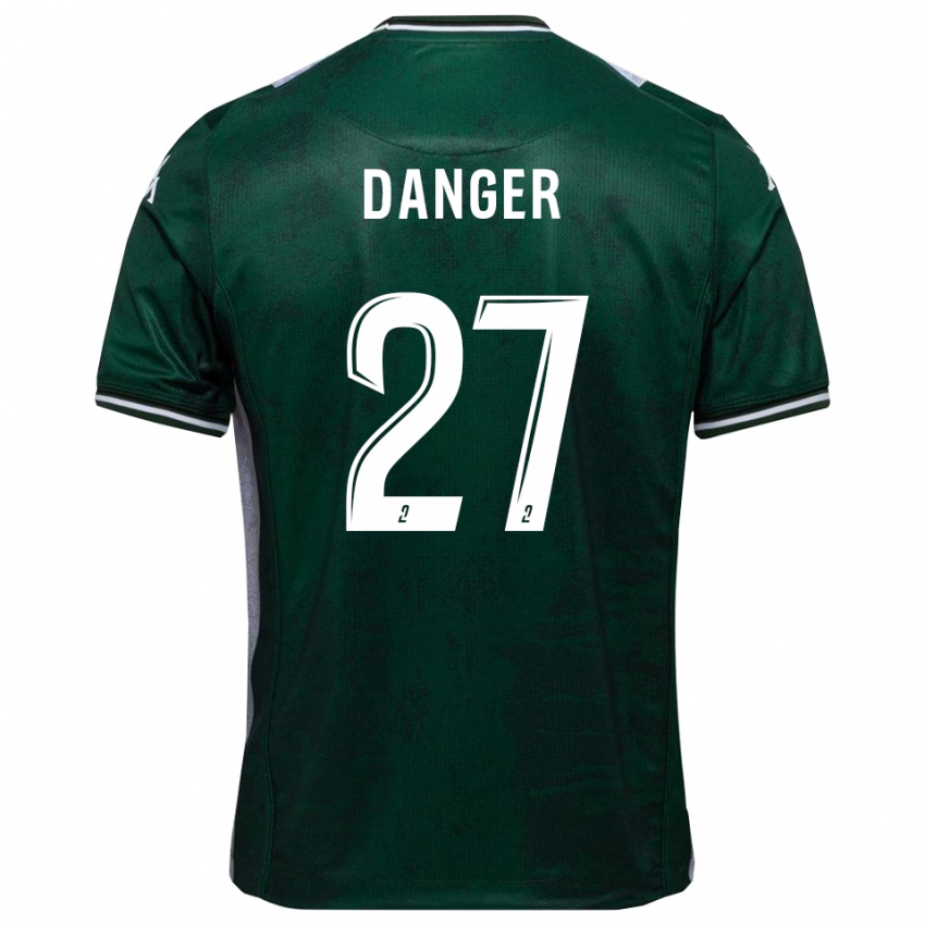 גברים בראדלי דיינג׳ר #27 ירוק לבן ג'רזי ביתית 2025/26 חולצה קצרה