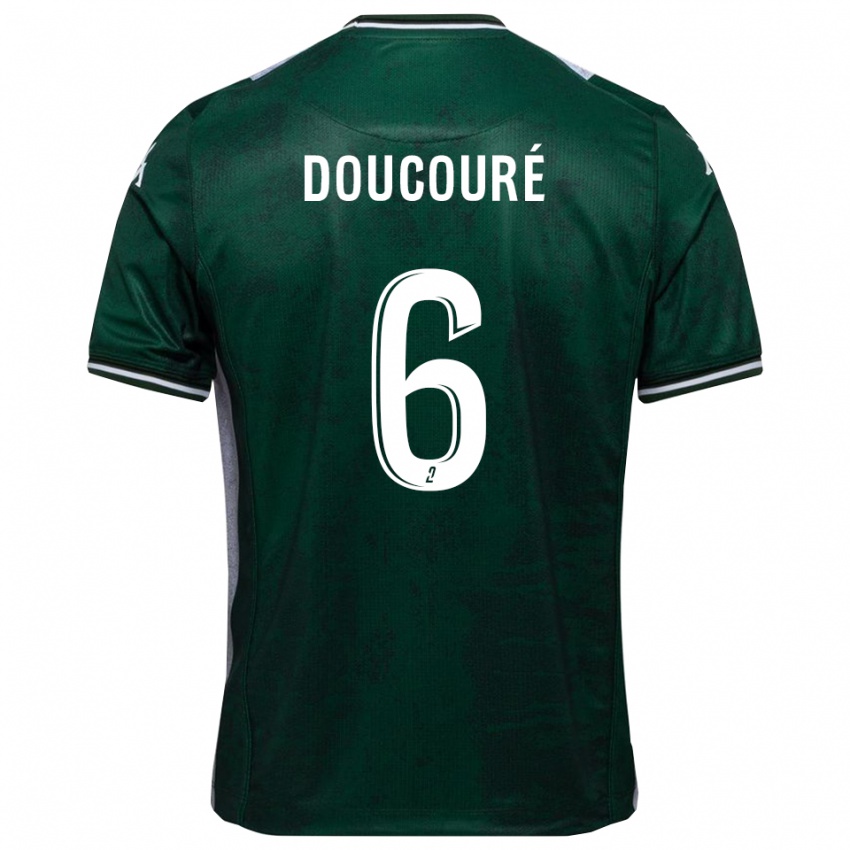 גברים ראיין דוקורה #6 ירוק לבן ג'רזי ביתית 2025/26 חולצה קצרה