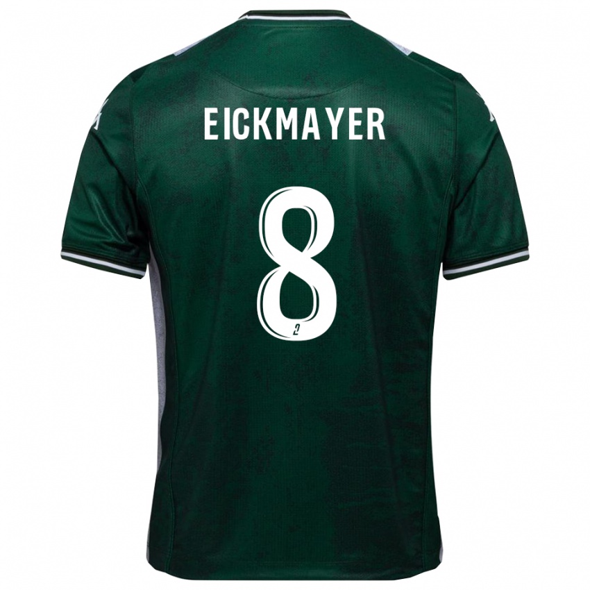 גברים Joachim Eickmayer #8 ירוק לבן ג'רזי ביתית 2025/26 חולצה קצרה