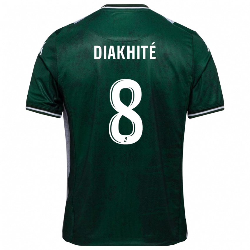גברים Abdourahmane Diakhité #8 ירוק לבן ג'רזי ביתית 2025/26 חולצה קצרה