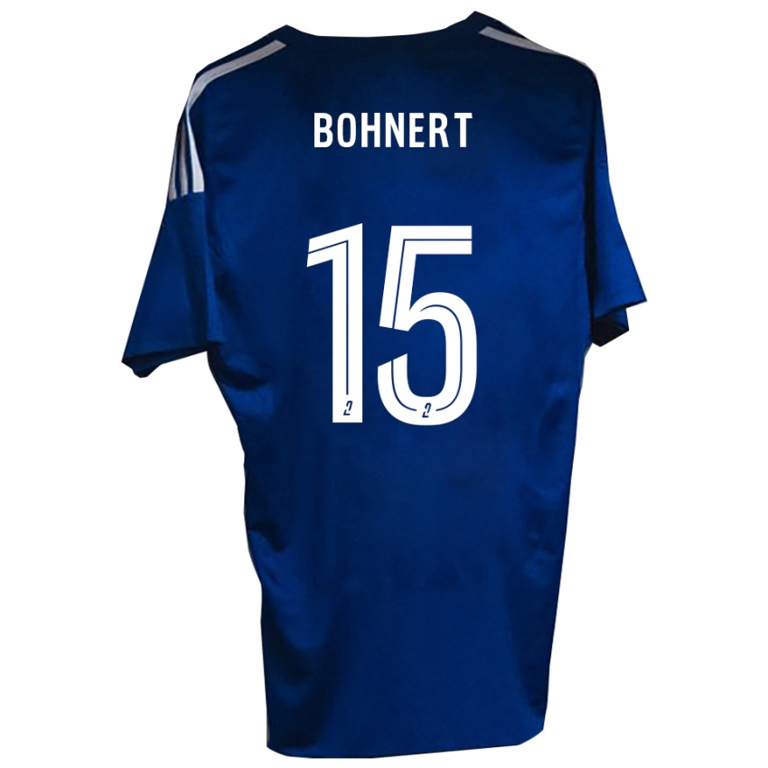 גברים פלוריאן בונרט #15 כחול לבן ג'רזי ביתית 2025/26 חולצה קצרה