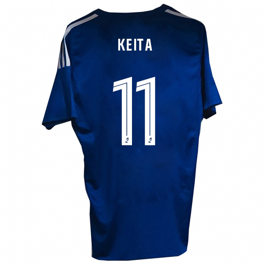 גברים Moussa Keita #11 כחול לבן ג'רזי ביתית 2025/26 חולצה קצרה