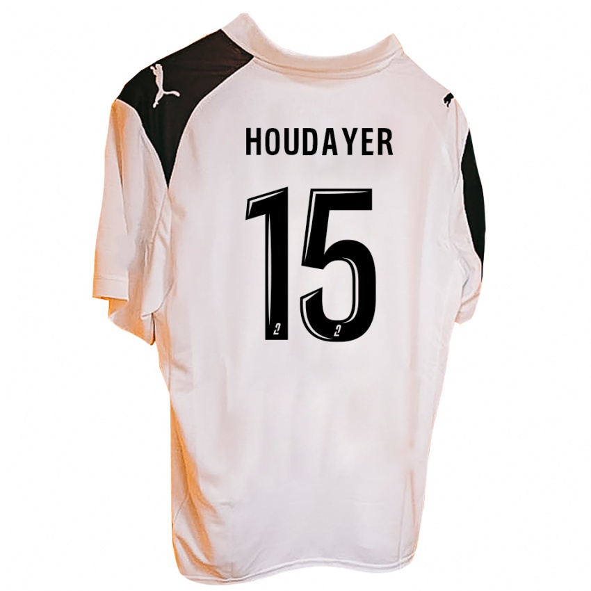 גברים Mathys Houdayer #15 כתום שחור ג'רזי ביתית 2025/26 חולצה קצרה