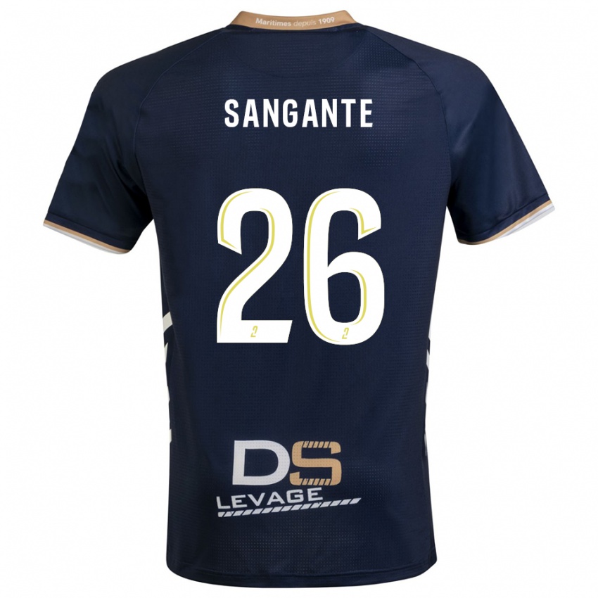 גברים Opa Sangante #26 כחול נייבי זהב ג'רזי ביתית 2025/26 חולצה קצרה