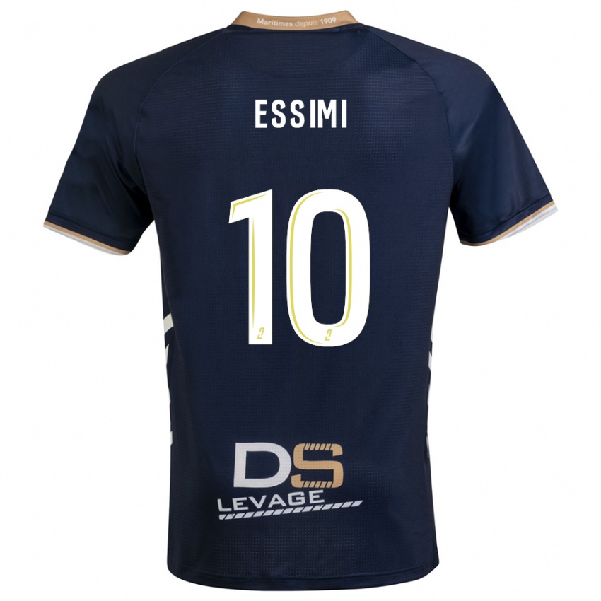 גברים Marco Essimi #10 כחול נייבי זהב ג'רזי ביתית 2025/26 חולצה קצרה