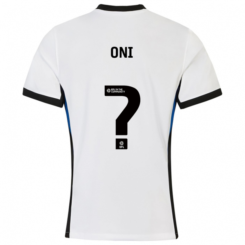 גברים איפולווה אוני #0 לבן כחול הרחק ג'רזי 2025/26 חולצה קצרה