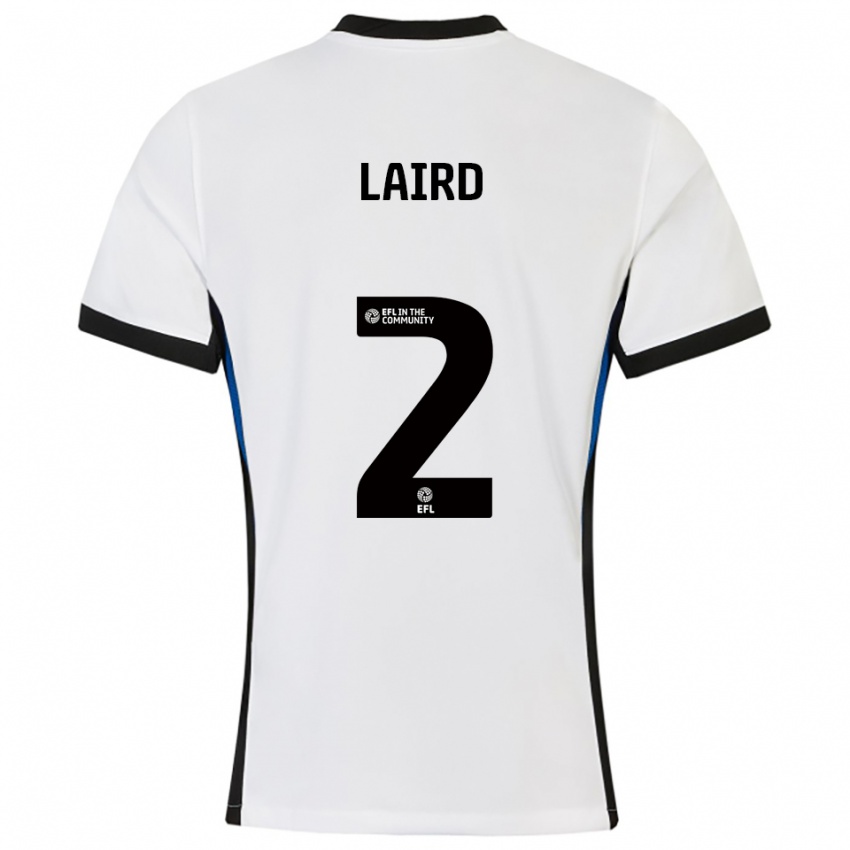 גברים אית'ן ליירד #2 לבן כחול הרחק ג'רזי 2025/26 חולצה קצרה