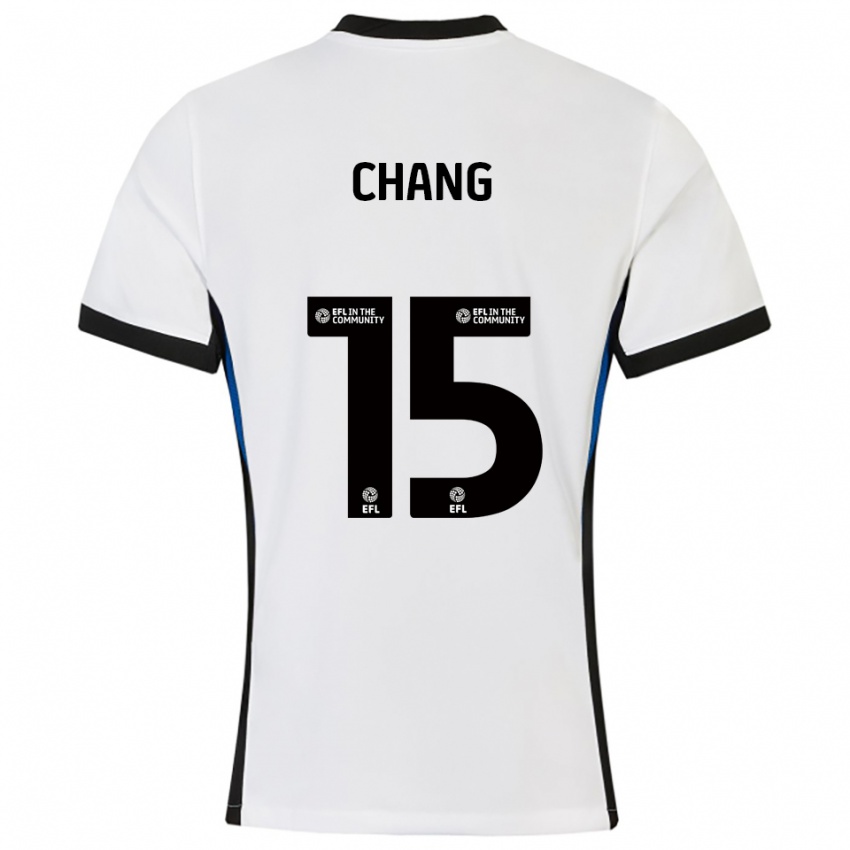 גברים אלפי צ'אנג #15 לבן כחול הרחק ג'רזי 2025/26 חולצה קצרה
