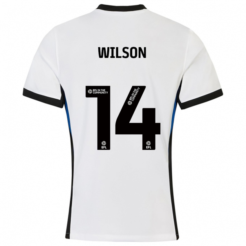 גברים Siobhan Wilson #14 לבן כחול הרחק ג'רזי 2025/26 חולצה קצרה