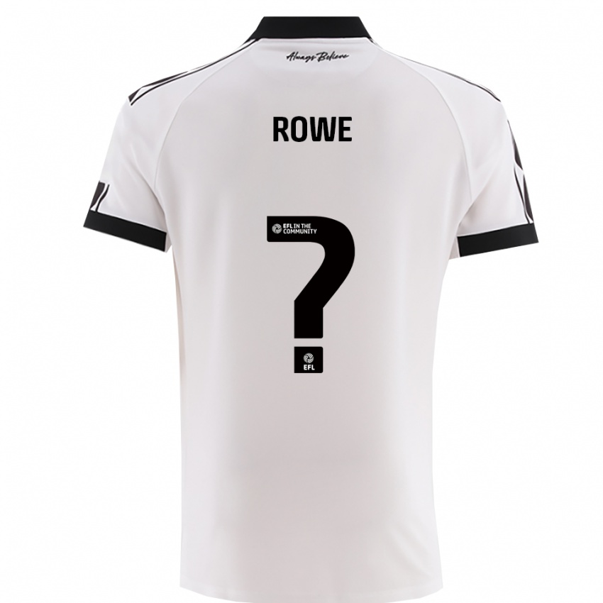 גברים רומאני רואו #0 לבן שחור הרחק ג'רזי 2025/26 חולצה קצרה