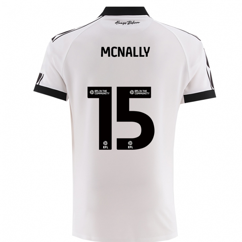 גברים לוק מקנלי #15 לבן שחור הרחק ג'רזי 2025/26 חולצה קצרה