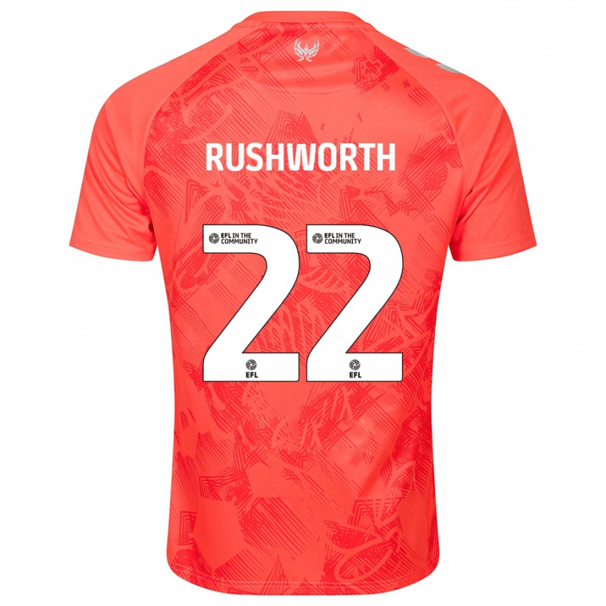 גברים קארל רשוורת' #22 כתום לבן הרחק ג'רזי 2025/26 חולצה קצרה