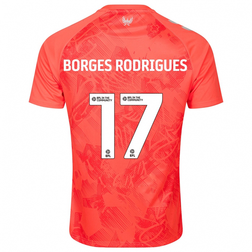 גברים רפאל בורז׳ס רודריגס #17 כתום לבן הרחק ג'רזי 2025/26 חולצה קצרה